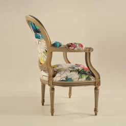 Paget Fauteuil De Salon*Adrien Fauteuil Louis XVI médaillon revisité fabrication française