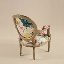 Paget Fauteuil De Salon*Adrien Fauteuil Louis XVI médaillon revisité fabrication française