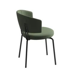 Perfecta Chaise Salon|Chaise De Salle à Manger*Aero Chaise tendance belge en tissu pieds métal