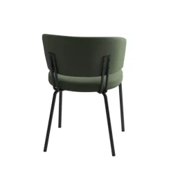 Perfecta Chaise Salon|Chaise De Salle à Manger*Aero Chaise tendance belge en tissu pieds métal