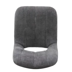 Chaise De Salle à Manger*AgatheChaise cosy en tissu avec pieds en métal noir
