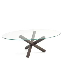Sovet Italia Table De Salle à Manger*Aikido Sovet® Table de salle à manger ovale design en verre