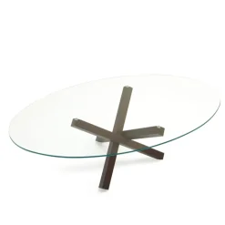 Sovet Italia Table De Salle à Manger*Aikido Sovet® Table de salle à manger ovale design en verre