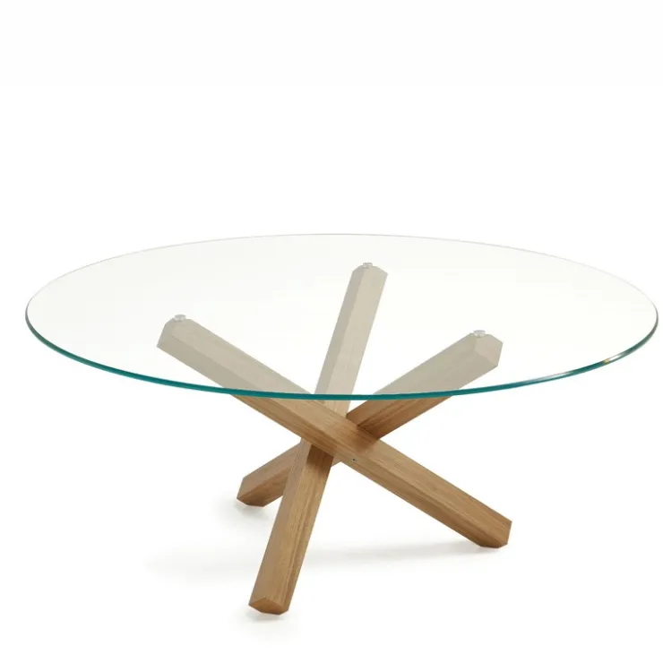 Sovet Italia Table De Salle à Manger*Aikido Sovet® Table en verre design ronde