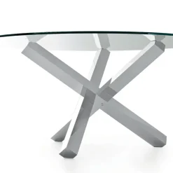 Sovet Italia Table De Salle à Manger*Aikido Sovet® Table en verre design ronde
