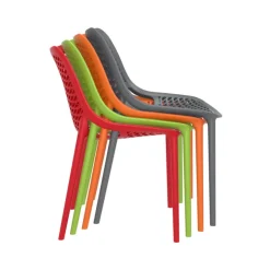 Chaise De Jardin*Air Chaise de jardin moderne ajourée en polypropylène