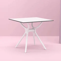 Table De Cuisine|Table Pour Petit Espace*Air Table carrée petit espace en stratifié et polypropylène
