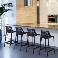 Tabouret Snack (assise +/- 65 Cm)|Tabouret De Bar (assise +/- 80 Cm)*Air Tabouret moderne en polypropylène
