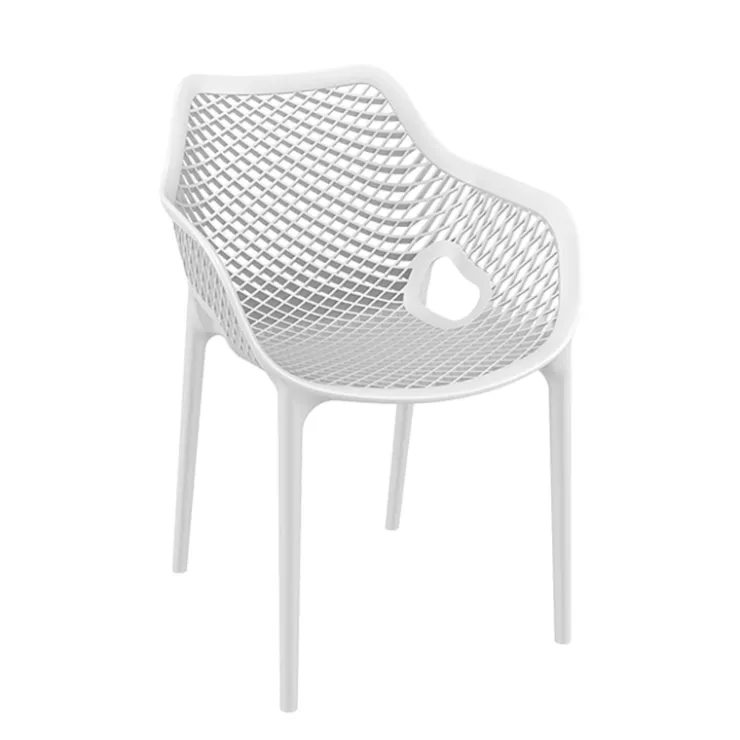 Chaise De Jardin|Fauteuil De Jardin*Air XL Fauteuil de jardin moderne ajouré en polypropylène