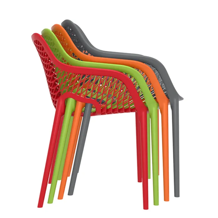 Chaise De Jardin|Fauteuil De Jardin*Air XL Fauteuil de jardin moderne ajouré en polypropylène