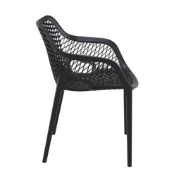 Chaise De Jardin|Fauteuil De Jardin*Air XL Fauteuil de jardin moderne ajouré en polypropylène