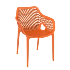 Chaise De Jardin|Fauteuil De Jardin*Air XL Fauteuil de jardin moderne ajouré en polypropylène
