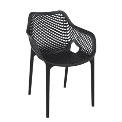 Chaise De Cuisine|Chaise De Salle à Manger*Air XL Fauteuil moderne empilable ajouré en polypropylène