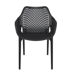 Chaise De Cuisine|Chaise De Salle à Manger*Air XL Fauteuil moderne empilable ajouré en polypropylène