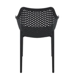 Chaise De Cuisine|Chaise De Salle à Manger*Air XL Fauteuil moderne empilable ajouré en polypropylène