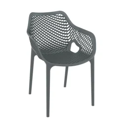 Chaise De Cuisine|Chaise De Salle à Manger*Air XL Fauteuil moderne empilable ajouré en polypropylène