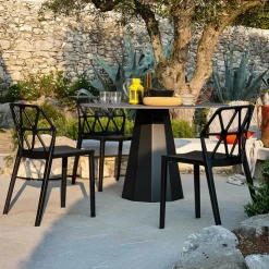 Chaise De Jardin*Alchemia Connubia® Chaise de jardin design empilable en polypropylène