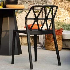 Chaise De Jardin*Alchemia Connubia® Chaise de jardin design empilable en polypropylène