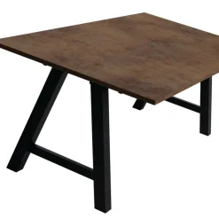 Perfecta Table De Salle à Manger|Table De Cuisine*Alegro Table belge rectangulaire en stratifié avec pieds en forme de tréteau