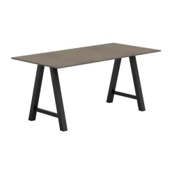 Perfecta Table De Cuisine|Table De Salle à Manger*Alegro Table snack rectangulaire en stratifié avec pieds en forme de tréteau