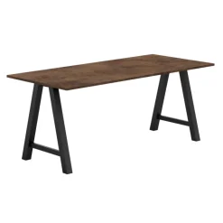 Perfecta Table De Cuisine|Table De Salle à Manger*Alegro Table snack rectangulaire en stratifié avec pieds en forme de tréteau