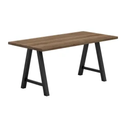 Perfecta Table De Cuisine|Table De Salle à Manger*Alegro Table snack rectangulaire en stratifié avec pieds en forme de tréteau