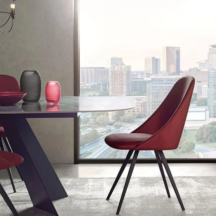 Europea Chaise De Cuisine|Chaise De Salle à Manger*Alizée Chaise moderne pivotante rembourrée