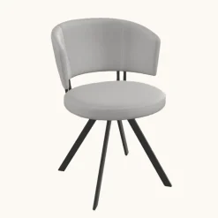 Perfecta Chaise De Cuisine|Chaise De Salle à Manger*Allure Chaise design confortable pivotante en simili avec pieds en métal