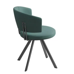 Perfecta Chaise De Salle à Manger|Chaise De Bureau*Allure Chaise moderne en tissu pivotante