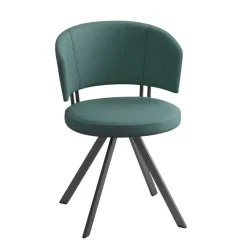 Perfecta Chaise De Salle à Manger|Chaise De Bureau*Allure Chaise moderne en tissu pivotante