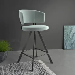 Perfecta Tabouret Snack (assise +/- 65 Cm)|Tabouret De Bar (assise +/- 80 Cm)*Allure Tabouret snack design pivotant en tissu