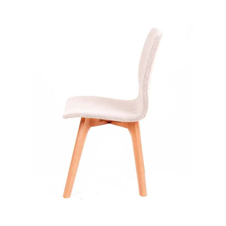 Sessio Chaise De Salle à Manger|Chaise Salon*Amelie Chaise en tissu avec pieds en bois massif