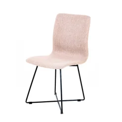Sessio Chaise De Salle à Manger|Chaise Salon*Amelie Chaise en tissu et pieds en métal croisés