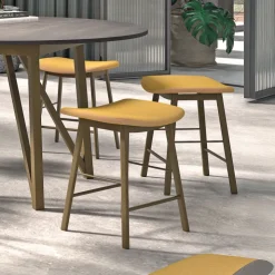 Perfecta Tabouret Bas (assise +/- 45 Cm)*Ami Tabouret bas en simili sans dossier pour petit espace