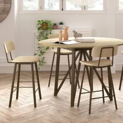 Perfecta Tabouret Snack (assise +/- 65 Cm)|Tabouret De Bar (assise +/- 80 Cm)*Amica Tabouret snack moderne en simili