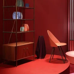 Airnova Chaise De Salle à Manger|Chaise Salon*Amika Chaise italienne vintage en croûte de cuir
