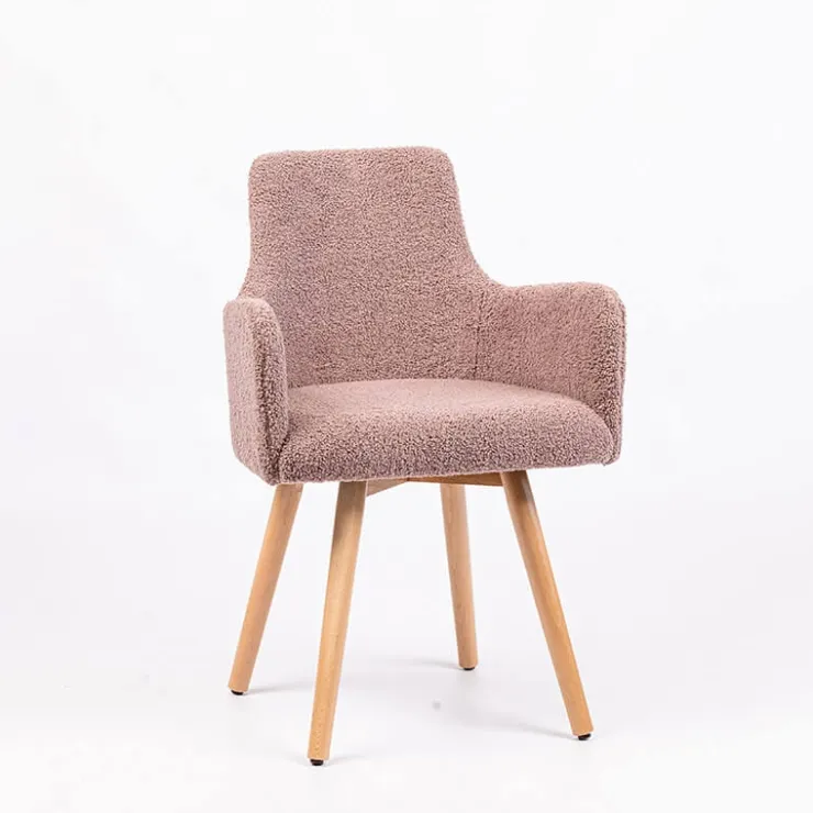 Sessio Chaise Salon|Chaise Pour Chambre*Anders Fauteuil cocooning en tissu et pieds bois