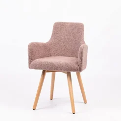 Sessio Chaise Salon|Chaise Pour Chambre*Anders Fauteuil cocooning en tissu et pieds bois