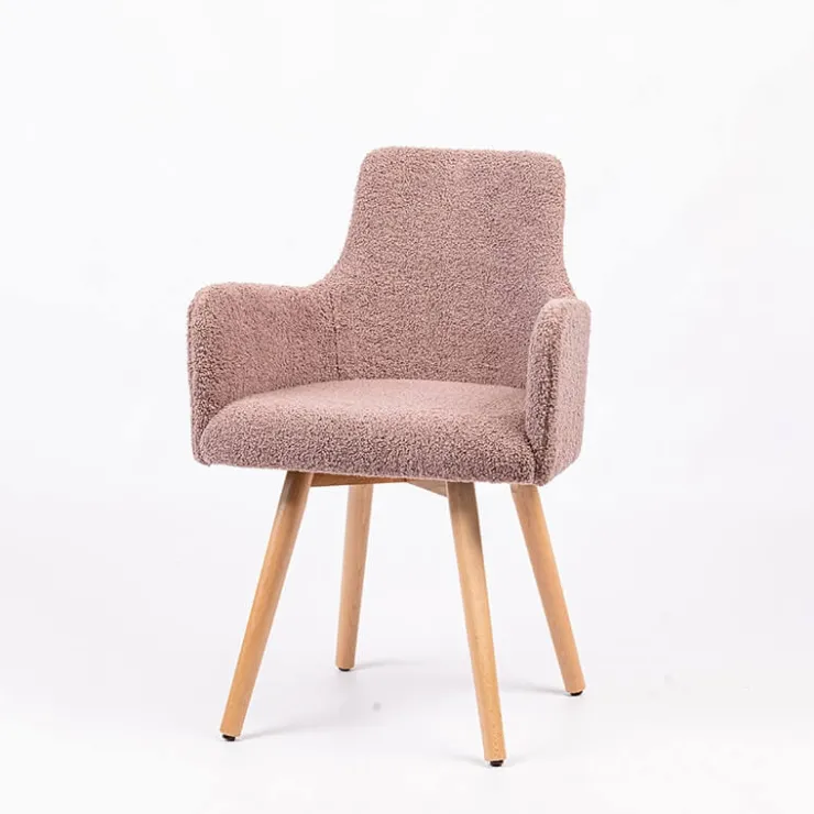 Sessio Chaise Salon|Chaise Pour Chambre*Anders Fauteuil cocooning en tissu et pieds bois