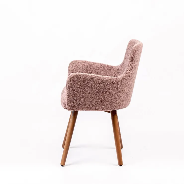 Sessio Chaise Salon|Chaise Pour Chambre*Anders Fauteuil cocooning en tissu et pieds bois