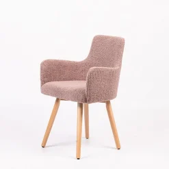 Sessio Chaise Salon|Chaise Pour Chambre*Anders Fauteuil cocooning en tissu et pieds bois