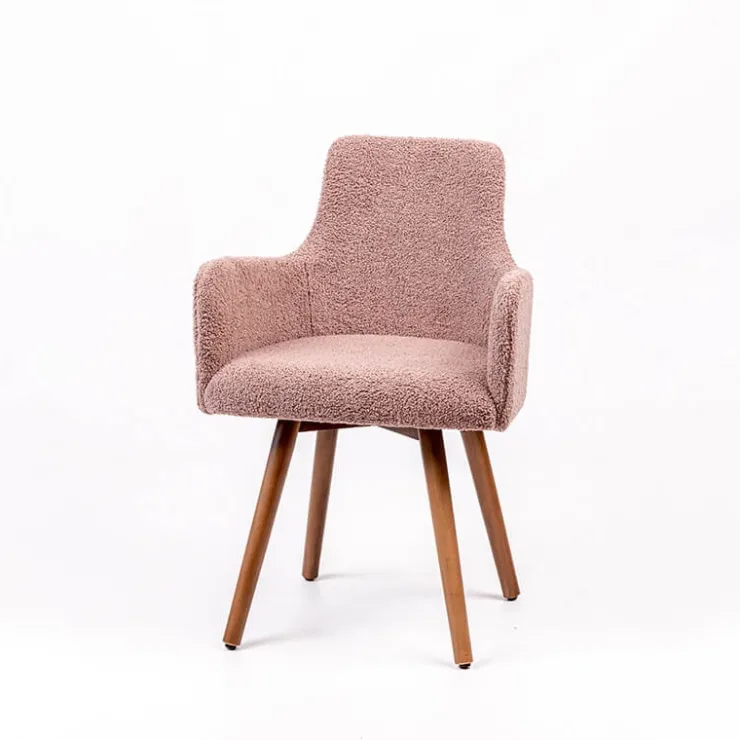 Sessio Chaise Salon|Chaise Pour Chambre*Anders Fauteuil cocooning en tissu et pieds bois