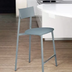 Carrier Tabouret Snack (assise +/- 65 Cm)|Tabouret De Bar (assise +/- 80 Cm)*Anémone ® Tabouret snack contemporain en métal de fabrication française