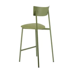 Carrier Tabouret Snack (assise +/- 65 Cm)|Tabouret De Bar (assise +/- 80 Cm)*Anémone ® Tabouret snack français avec assise en tissu rembourrée et dossier métal