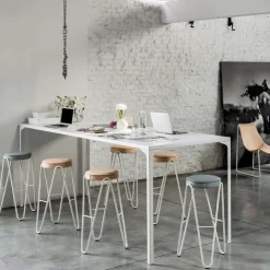 Midj Tabouret Snack (assise +/- 65 Cm)|Tabouret De Bar (assise +/- 80 Cm)*Apelle Jump ® Tabouret snack design sans dossier pieds géométriques