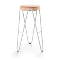 Midj Tabouret Snack (assise +/- 65 Cm)|Tabouret De Bar (assise +/- 80 Cm)*Apelle Jump ® Tabouret snack design sans dossier pieds géométriques