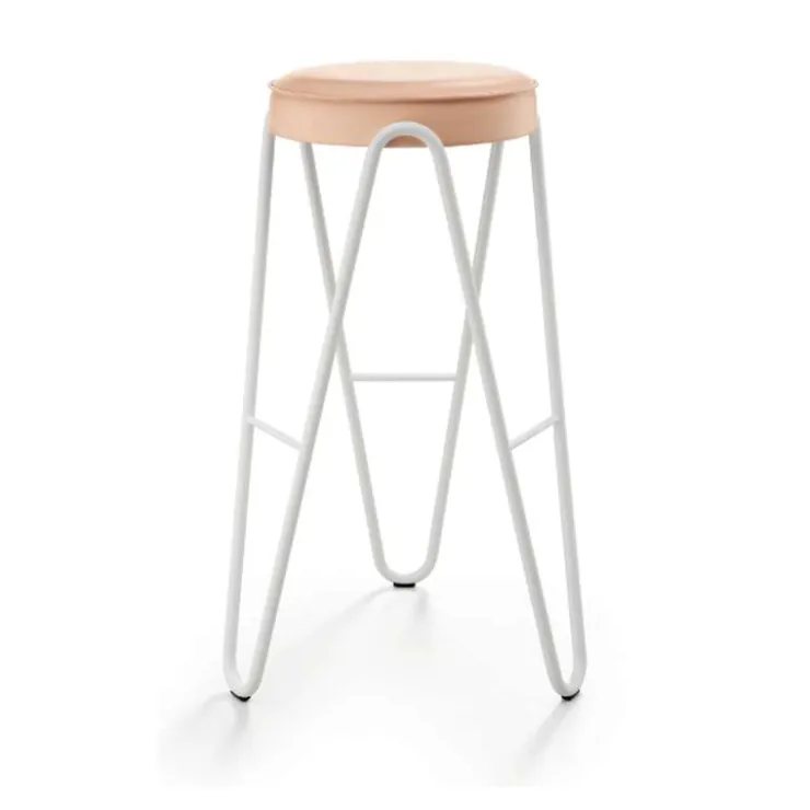Midj Tabouret Snack (assise +/- 65 Cm)|Tabouret De Bar (assise +/- 80 Cm)*Apelle Jump ® Tabouret snack design sans dossier pieds géométriques