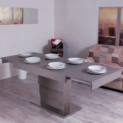 Altacom Table De Salon|Table Pour Petit Espace*Ares Wing Table modulable extensible réglable en hauteur en bois et métal
