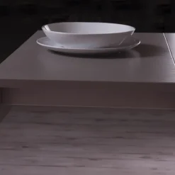 Altacom Table De Salon|Table Pour Petit Espace*Ares Wing Table modulable extensible réglable en hauteur en bois et métal