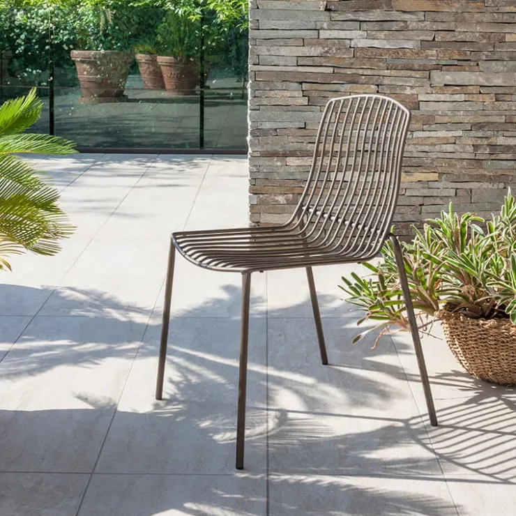 Altacom Chaise De Jardin*Ariel Chaise de jardin design empilable en métal
